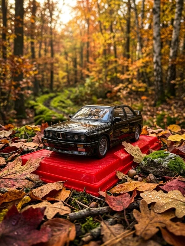 BMW M3 E30 model in black