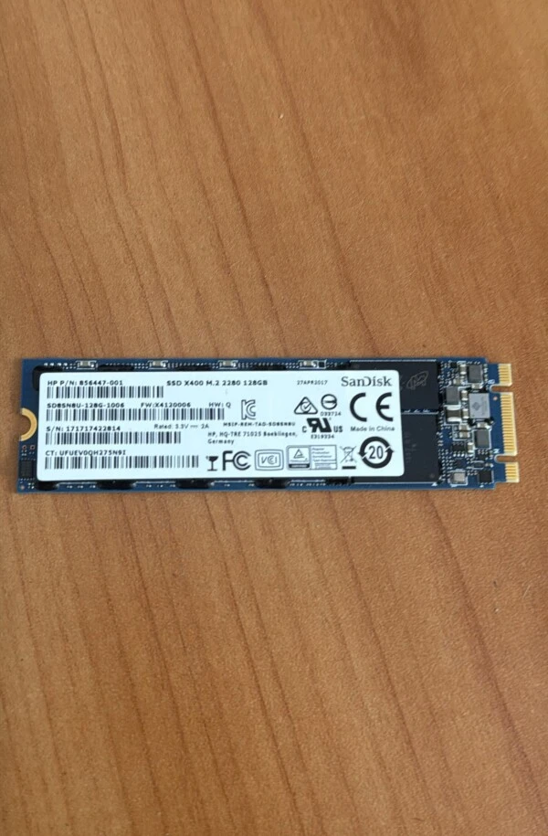 SanDisk X400 M.2 2280 SSD 128GB
