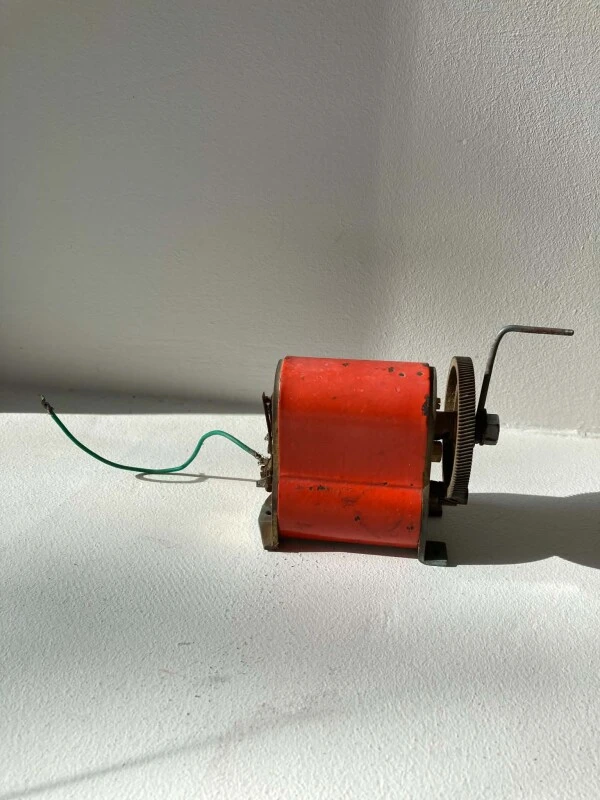 Original Siemens 1935 field telephone inductor with army stamp (WaA)