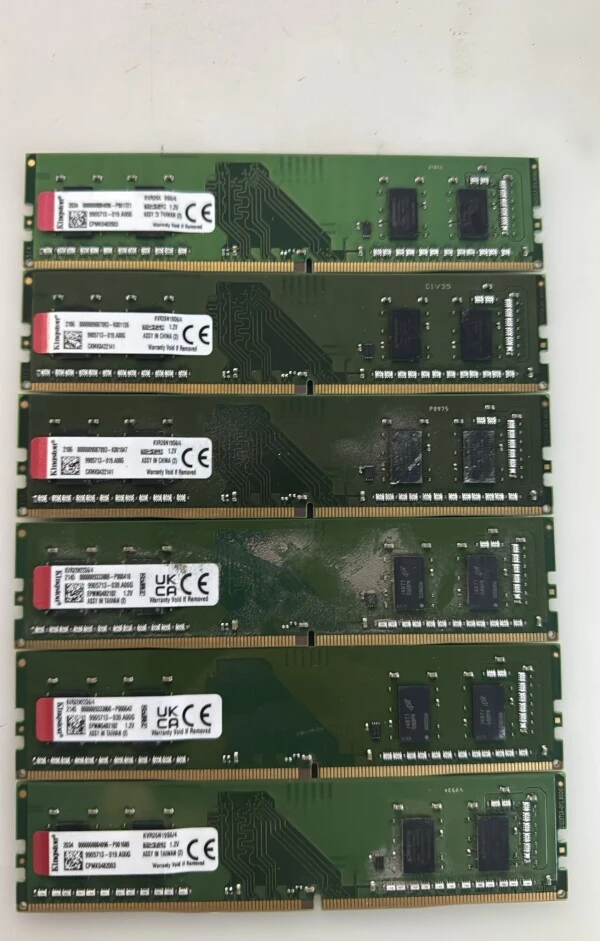 Kingston DDR4 4 GB 2666 MHz RAM atmiņa, 6 gab.