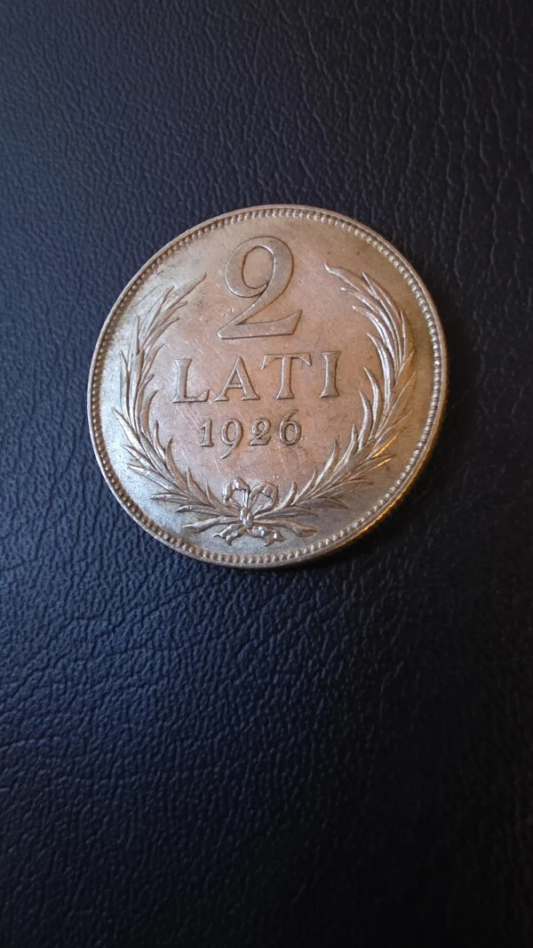 Läti Vabariigi 2 lati münt 1926