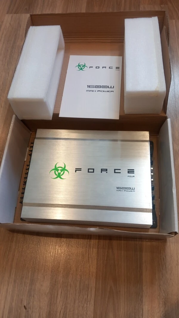 New Force Four 4-Channel Car Amplifier 1600W