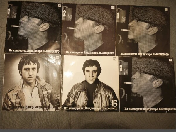 Vinyl record collection Vladimir Vysotsky, 18 pcs.