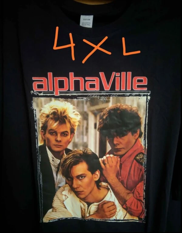 AlphaVille T-krekls 4XL melns